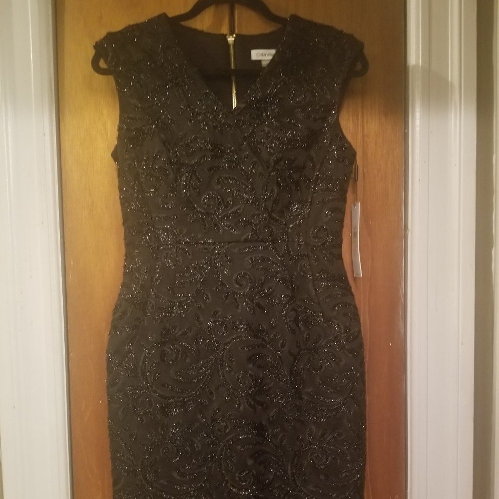 Calvin Klein Sequence Cocktail Dress